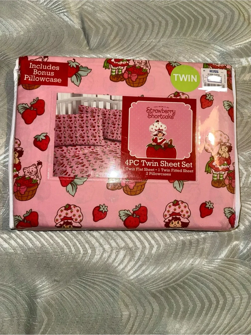 Strawberry Shortcake TWIN 4 pc Sheet Set